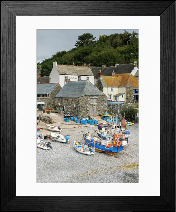 Framed Print : Cadgewith Cove, Cornwall, England, UK Framed Print : Cadgewith Cove, Cornwall, England, UK