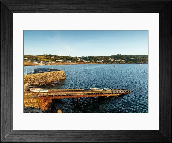 Framed Print : Coverack Harbour, Cornwall, England, UK Framed Print : Coverack Harbour, Cornwall, England, UK