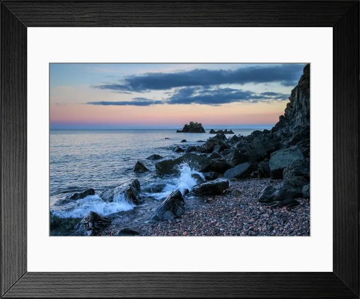 Framed Print : Poltesco beach, Cornwall, England, UK Framed Print : Poltesco beach, Cornwall, England, UK