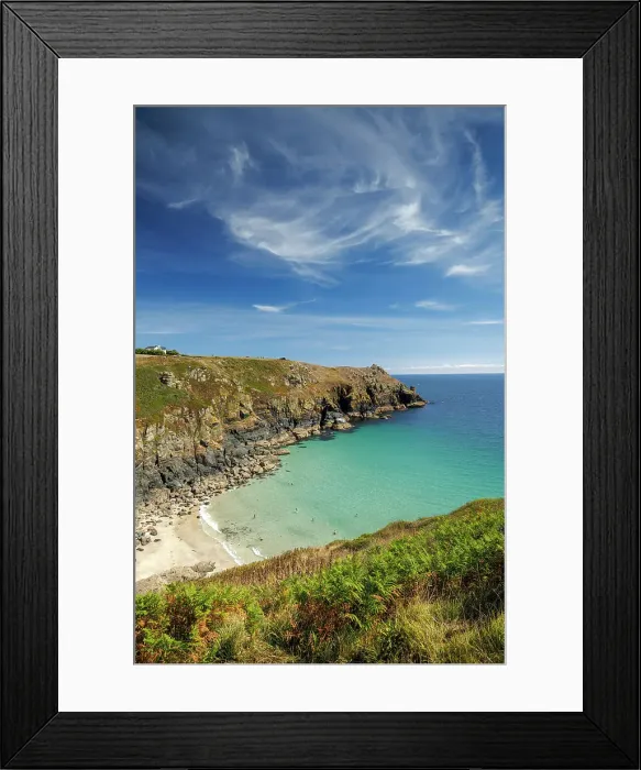 Framed Print : Housel Bay, Cornwall, England, UK Framed Print : Housel Bay, Cornwall, England, UK