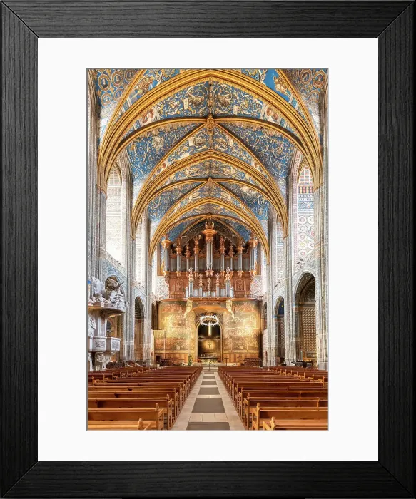 Framed Print : The Cathedral Basilica of Saint Cecilia interior, Albi, Midi-Pyrenees, Occitanie, France Framed Print : The Cathedral Basilica of Saint Cecilia interior, Albi, Midi-Pyrenees, Occitanie, France