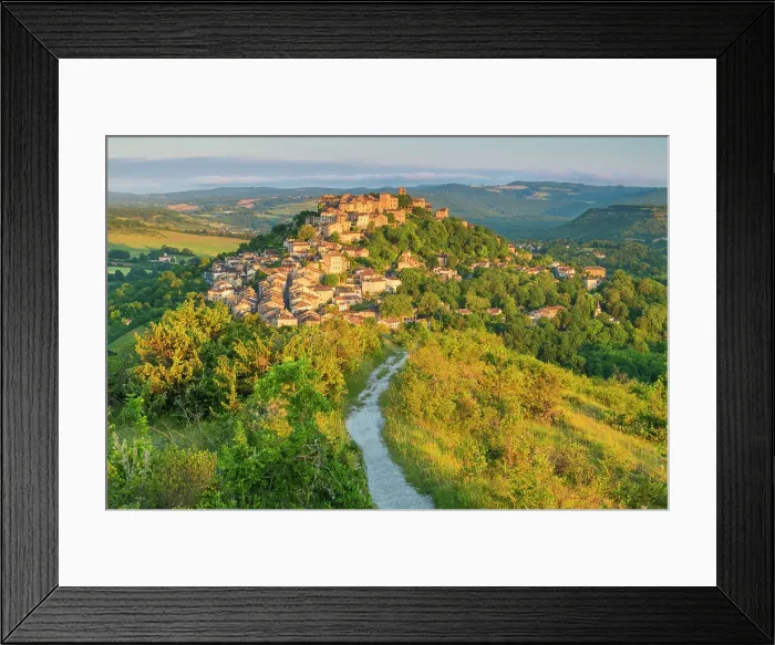 Framed Print : Path Leading to Cordes-sur-Ciel, Tarn, Occitanie, France Framed Print : Path Leading to Cordes-sur-Ciel, Tarn, Occitanie, France
