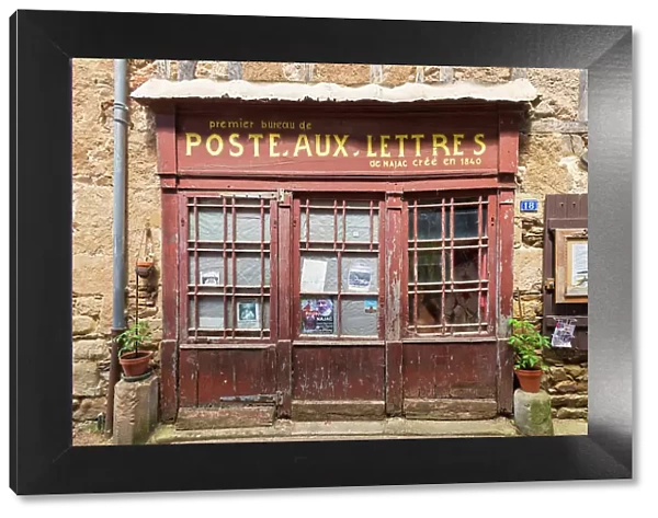 Old Shop Front, Najac, Aveyron, Occitanie, France