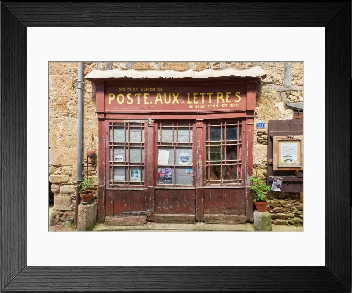 Framed Print : Old Shop Front, Najac, Aveyron, Occitanie, France Framed Print : Old Shop Front, Najac, Aveyron, Occitanie, France