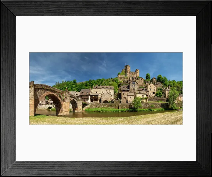 Framed Print : Belcastel, Aveyron, Occitanie, France Framed Print : Belcastel, Aveyron, Occitanie, France