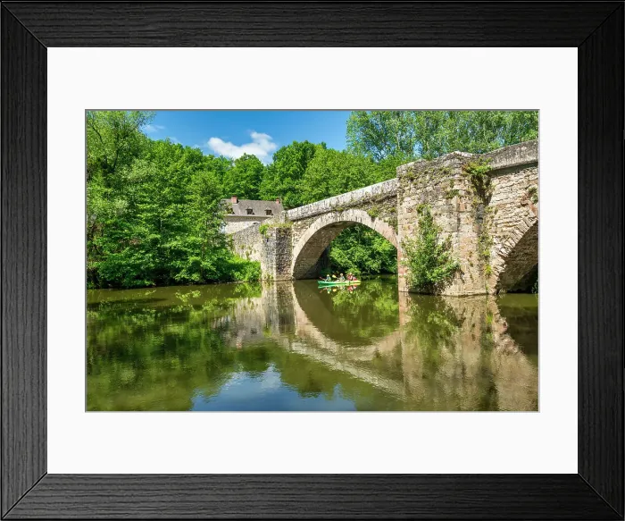 Framed Print : Kayakers under Pont Saint Blaise, River Aveyron, Aveyron, Occitanie, France Framed Print : Kayakers under Pont Saint Blaise, River Aveyron, Aveyron, Occitanie, France