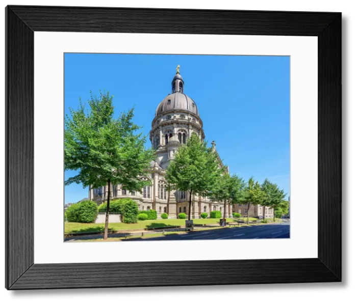 Framed Print : Christus church, Mainz, Rhineland-Palatinate, Germany Framed Print : Christus church, Mainz, Rhineland-Palatinate, Germany