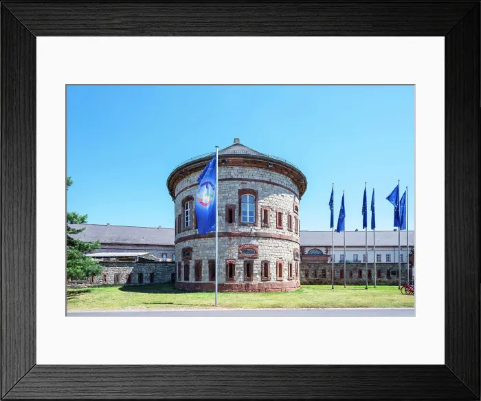 Framed Print : Reduit at Mainz-Kastel, Wiesbaden, Hesse, Germany