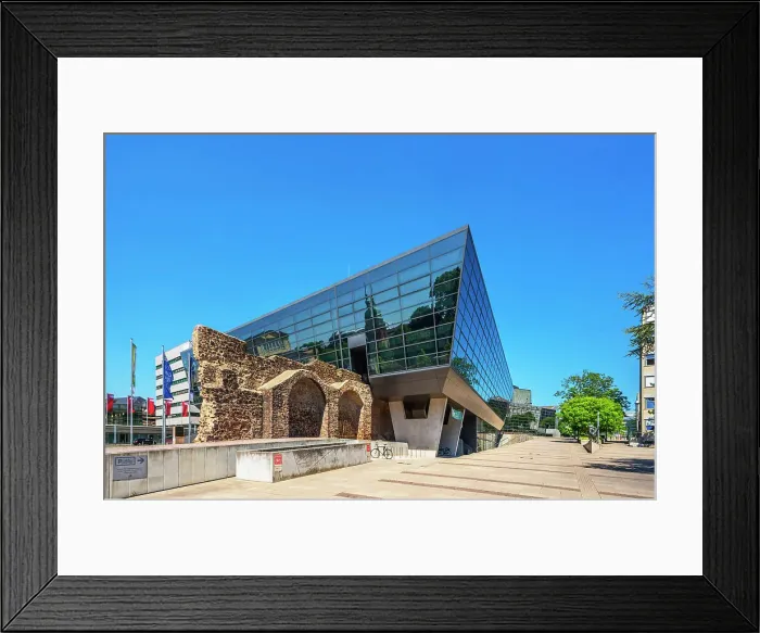 Framed Print : Darmstadtium, Science- and Congress Center, Darmstadt Hesse, Germany Framed Print : Darmstadtium, Science- and Congress Center, Darmstadt Hesse, Germany