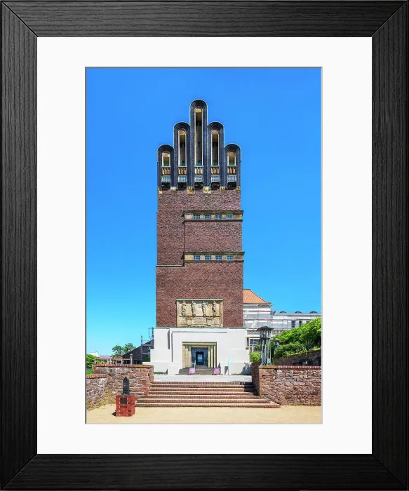 Framed Print : Wedding tower at Mathildenhohe, UNESCO World Heritage, Darmstadt, Hesse, Germany Framed Print : Wedding tower at Mathildenhohe, UNESCO World Heritage, Darmstadt, Hesse, Germany