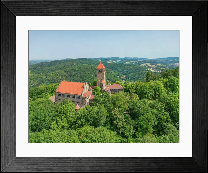 Framed Print : Aerial view at Wachenheim castle, Weinheim, Baden-Wurttemberg Framed Print : Aerial view at Wachenheim castle, Weinheim, Baden-Wurttemberg
