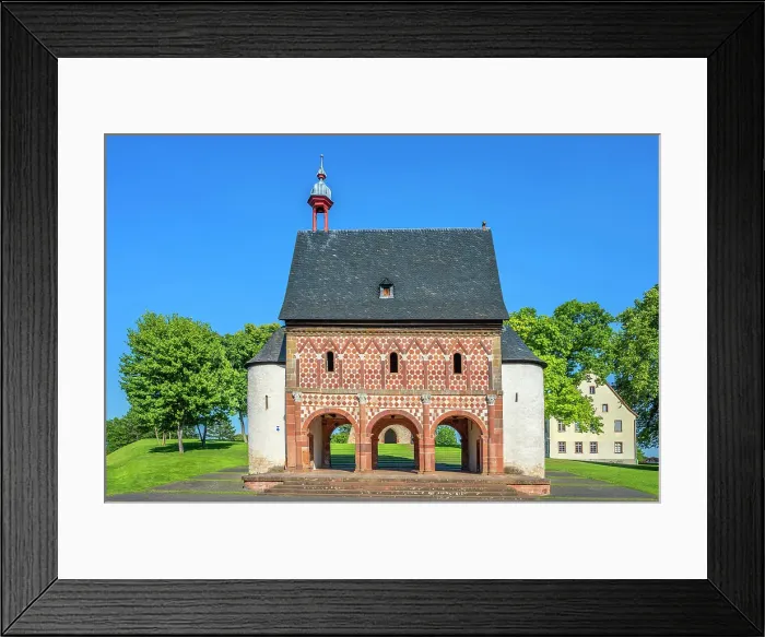 Framed Print : Carolingian Royal Hall, UNESCO World Heritage Lorsch cloister, Lorsch, Hesse, Germany Framed Print : Carolingian Royal Hall, UNESCO World Heritage Lorsch cloister, Lorsch, Hesse, Germany