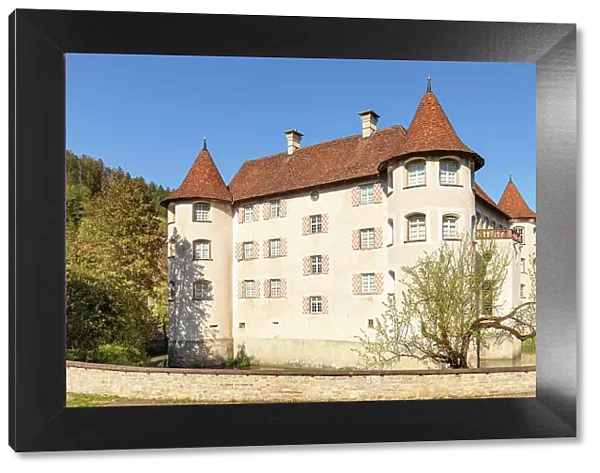 Water castle, Glatt, Sulz am Neckar, Black Forest, Baden Wurttemberg, Germany