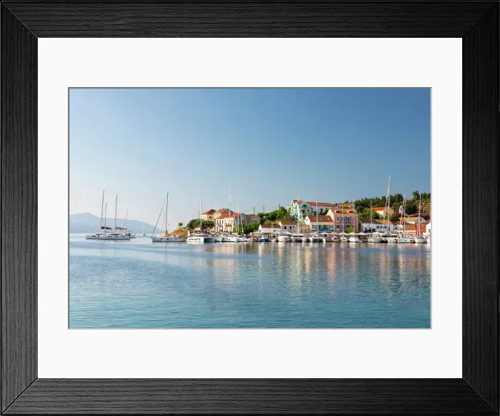 Framed Print : Fiskardo Harbour, Kefalonia, Ionian Islands, Greece Framed Print : Fiskardo Harbour, Kefalonia, Ionian Islands, Greece