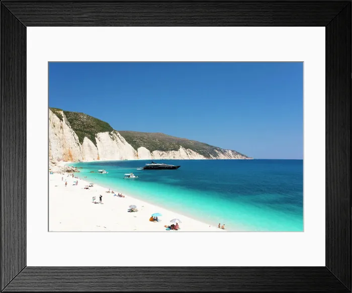 Framed Print : Fteri Beach, Kefalonia, Ionian Islands, Greece Framed Print : Fteri Beach, Kefalonia, Ionian Islands, Greece