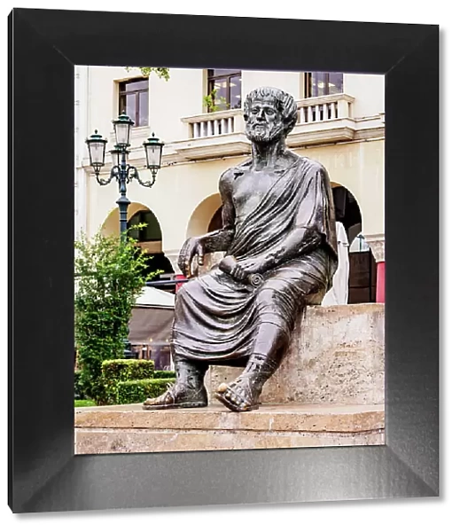 Statue of Aristotle, Aristotelous Square, Thessaloniki, Central Macedonia, Greece
