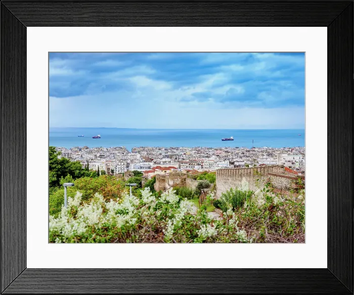 Framed Print : Walls of Ano Poli, the Upper Town, Thessaloniki, Central Macedonia, Greece Framed Print : Walls of Ano Poli, the Upper Town, Thessaloniki, Central Macedonia, Greece