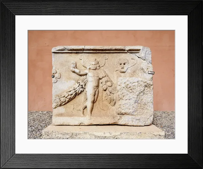 Framed Print : Relief at Roman Forum, Thessaloniki, Central Macedonia, Greece Framed Print : Relief at Roman Forum, Thessaloniki, Central Macedonia, Greece