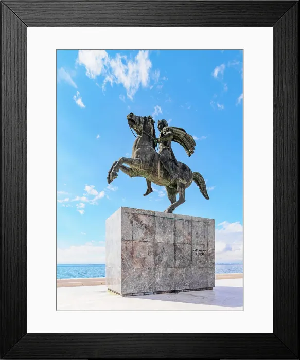 Framed Print : Monument of Alexander the Great, Thessaloniki, Central Macedonia, Greece Framed Print : Monument of Alexander the Great, Thessaloniki, Central Macedonia, Greece