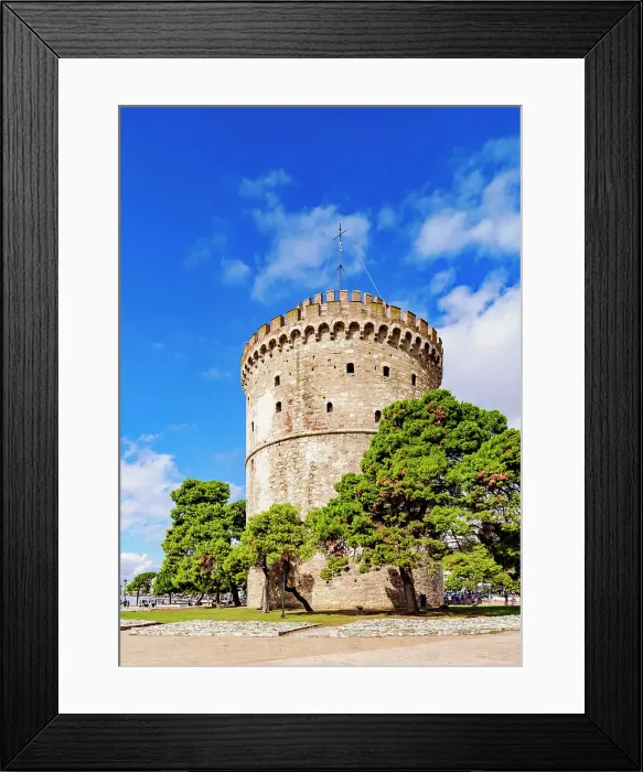 Framed Print : White Tower, Thessaloniki, Central Macedonia, Greece Framed Print : White Tower, Thessaloniki, Central Macedonia, Greece