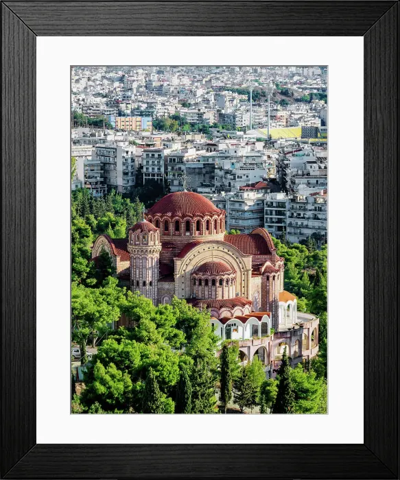 Framed Print : Church of Saint Pavlos, elevated view, Thessaloniki, Central Macedonia, Greece Framed Print : Church of Saint Pavlos, elevated view, Thessaloniki, Central Macedonia, Greece