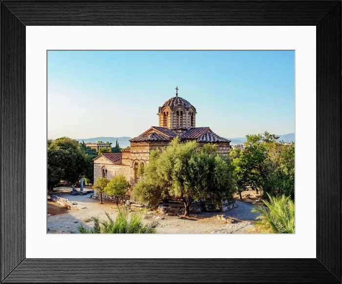 Framed Print : Church of the Holy Apostles of Solakis, Ancient Agora, Athens, Attica, Greece Framed Print : Church of the Holy Apostles of Solakis, Ancient Agora, Athens, Attica, Greece