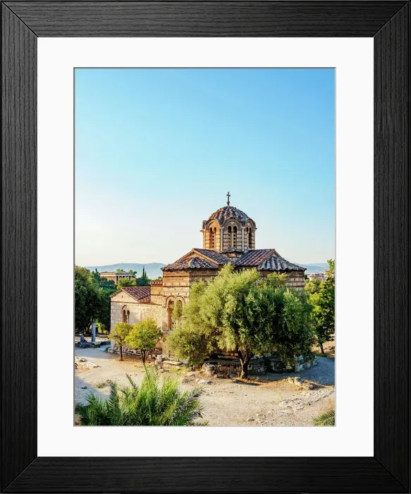Framed Print : Church of the Holy Apostles of Solakis, Ancient Agora, Athens, Attica, Greece Framed Print : Church of the Holy Apostles of Solakis, Ancient Agora, Athens, Attica, Greece