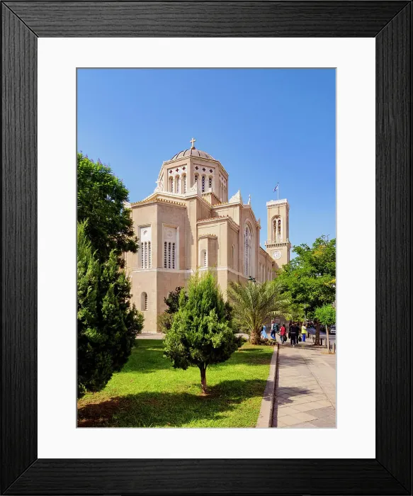Framed Print : The Metropolitan Cathedral of the Annunciation, Mitropoleos Square, Athens, Attica, Greece Framed Print : The Metropolitan Cathedral of the Annunciation, Mitropoleos Square, Athens, Attica, Greece
