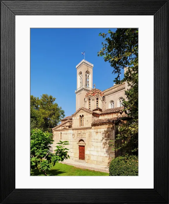 Framed Print : Church of St. Eleutherios and The Metropolitan Cathedral of the Annunciation, Mitropoleos Square, Athens, Attica, Greece Framed Print : Church of St. Eleutherios and The Metropolitan Cathedral of the Annunciation, Mitropoleos Square, Athens, Attica, Greece