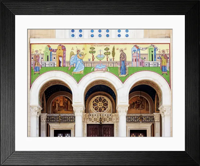 Framed Print : The Metropolitan Cathedral of the Annunciation, detailed view, Mitropoleos Square, Athens, Attica, Greece Framed Print : The Metropolitan Cathedral of the Annunciation, detailed view, Mitropoleos Square, Athens, Attica, Greece