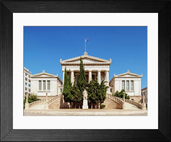 Framed Print : The Vallianeio Megaron, National Library, Athens, Attica, Greece Framed Print : The Vallianeio Megaron, National Library, Athens, Attica, Greece