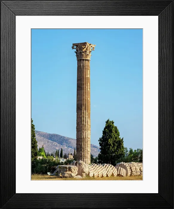 Framed Print : Temple of Olympian Zeus, Athens, Attica, Greece Framed Print : Temple of Olympian Zeus, Athens, Attica, Greece
