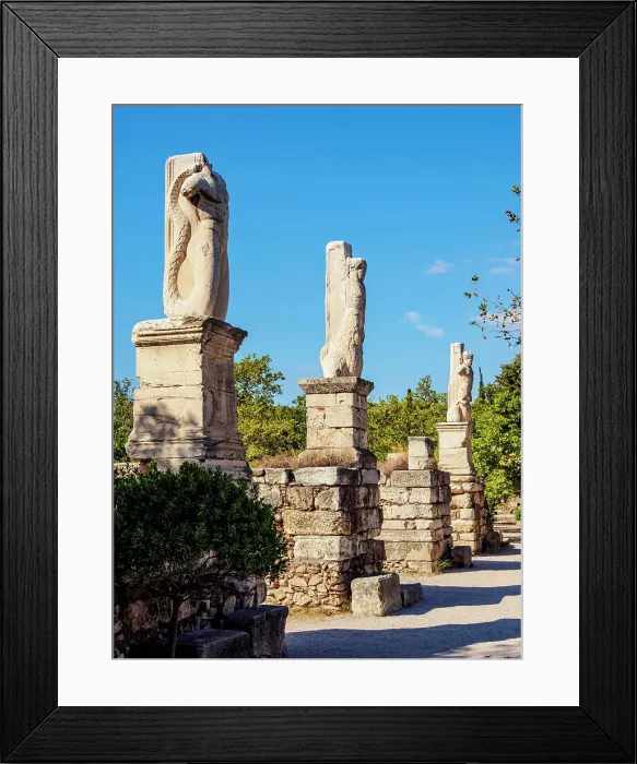 Framed Print : The entrance to the Odeon of Agrippa, Ancient Agora, Athens, Attica, Greece Framed Print : The entrance to the Odeon of Agrippa, Ancient Agora, Athens, Attica, Greece