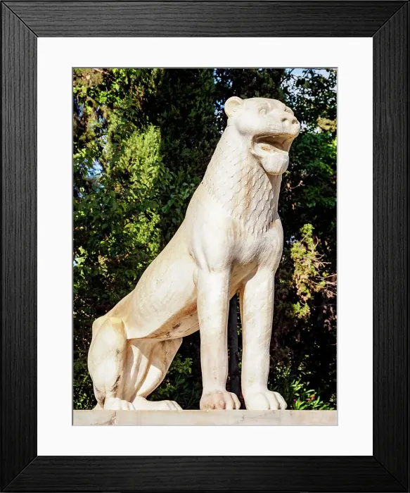 Framed Print : Sculpture at The Pedion tou Areos public park, Athens, Attica, Greece