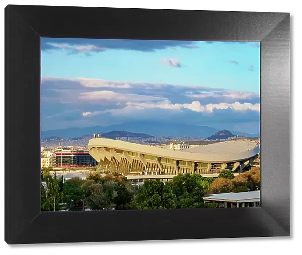 Peace and Friendship Stadium at sunset, Piraeus, Attica, Greece