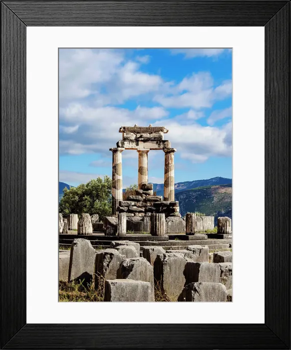 Framed Print : Tholos of Delphi, Temple of Athena Pronaia, Delphi, Phocis, Greece Framed Print : Tholos of Delphi, Temple of Athena Pronaia, Delphi, Phocis, Greece