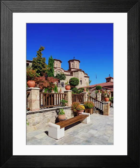 Framed Print : Monastery of Varlaam, Meteora, Thessaly, Greece Framed Print : Monastery of Varlaam, Meteora, Thessaly, Greece