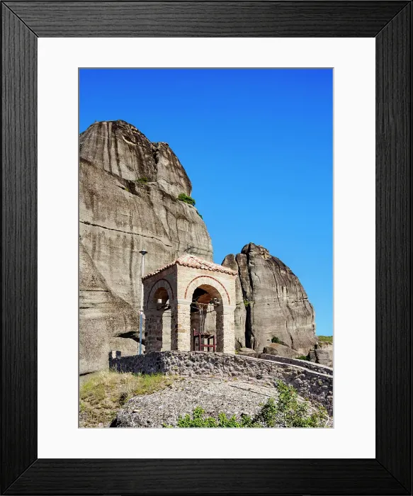 Framed Print : Monastery of Saint Nicholas Anapafsas, Meteora, Thessaly, Greece Framed Print : Monastery of Saint Nicholas Anapafsas, Meteora, Thessaly, Greece