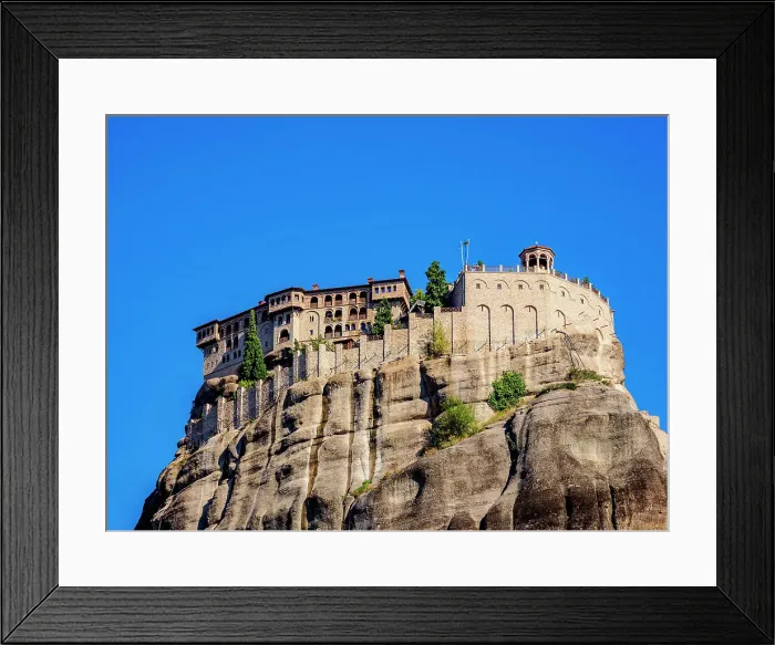 Framed Print : Monastery of Varlaam, Meteora, Thessaly, Greece Framed Print : Monastery of Varlaam, Meteora, Thessaly, Greece