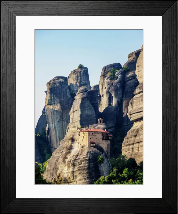 Framed Print : Monastery of Saint Nicholas Anapafsas, Meteora, Thessaly, Greece Framed Print : Monastery of Saint Nicholas Anapafsas, Meteora, Thessaly, Greece