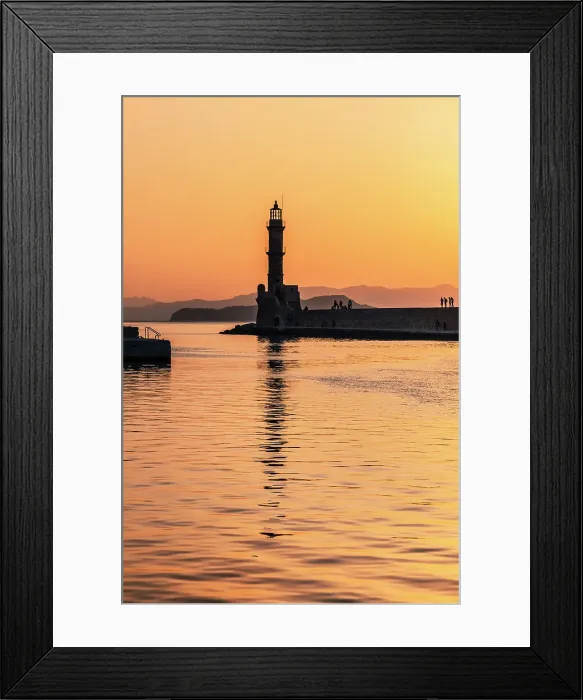 Framed Print : Venetian lighthouse, Chania, Crete, Greek Islands, Greece Framed Print : Venetian lighthouse, Chania, Crete, Greek Islands, Greece