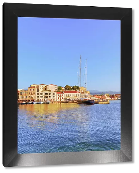 The Venetian Harbour, Chania, Crete, Greek Islands, Greece