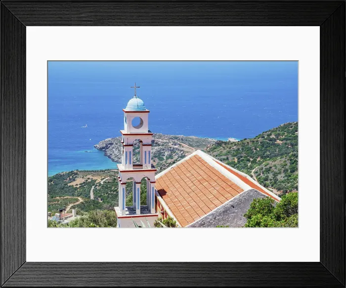 Framed Print : Orthodox church, Platanos, Chania, Crete, Greek Islands, Greece Framed Print : Orthodox church, Platanos, Chania, Crete, Greek Islands, Greece