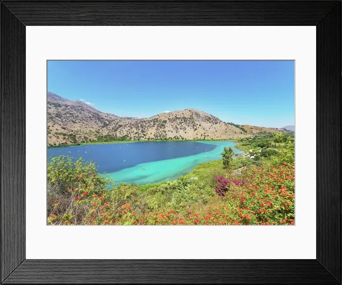 Framed Print : Lake Kournas, Georgioupolis, Chania, Crete, Greek Islands, Greece Framed Print : Lake Kournas, Georgioupolis, Chania, Crete, Greek Islands, Greece