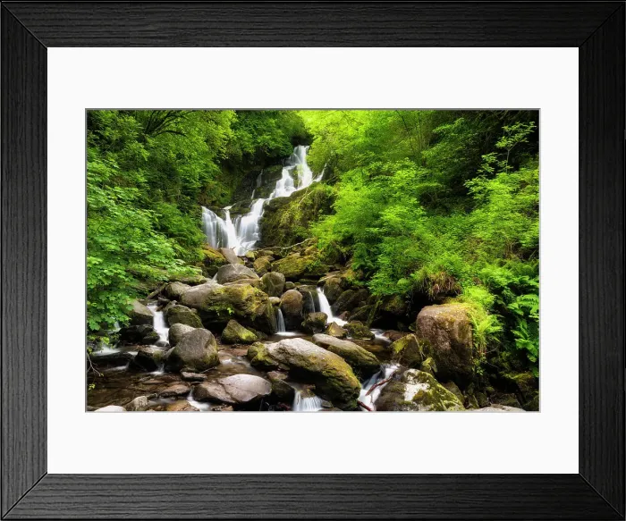 Framed Print : Torc Waterfall in Killarney National Park, Killarney, Ring of Kerry, Co. Kerry, Ireland, Europe Framed Print : Torc Waterfall in Killarney National Park, Killarney, Ring of Kerry, Co. Kerry, Ireland, Europe