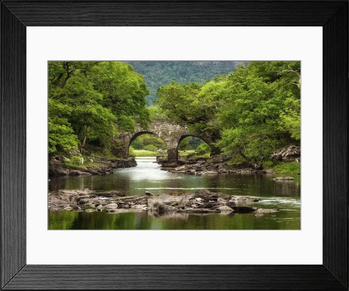 Framed Print : Old Weir Bridge, Meeting of the Waters, Killarney National Park, County Kerry, Ireland, Irland Framed Print : Old Weir Bridge, Meeting of the Waters, Killarney National Park, County Kerry, Ireland, Irland