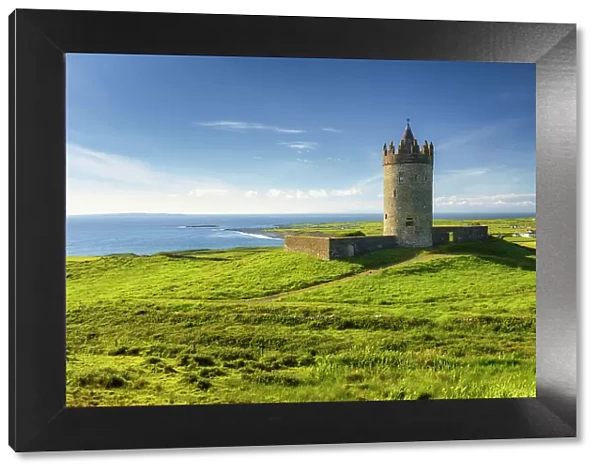 Doonagore Castle, Doolin, Wild Atlantic Way, Co Clare, west coast of Ireland, Ireland