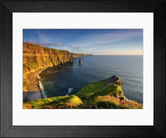 Framed Print : Cliffs of Moher, Doolin, Wild Atlantic Way, Co Clare, west coast of Ireland, Munster province, Ireland, Europe Framed Print : Cliffs of Moher, Doolin, Wild Atlantic Way, Co Clare, west coast of Ireland, Munster province, Ireland, Europe