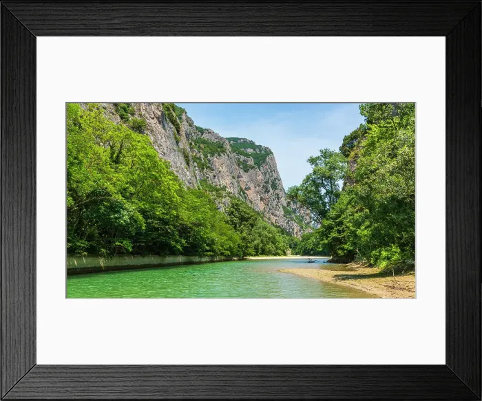 Framed Print : europe, Italy, The Marches. the river Candigliano near the gorge Gola del Furlo Framed Print : europe, Italy, The Marches. the river Candigliano near the gorge Gola del Furlo