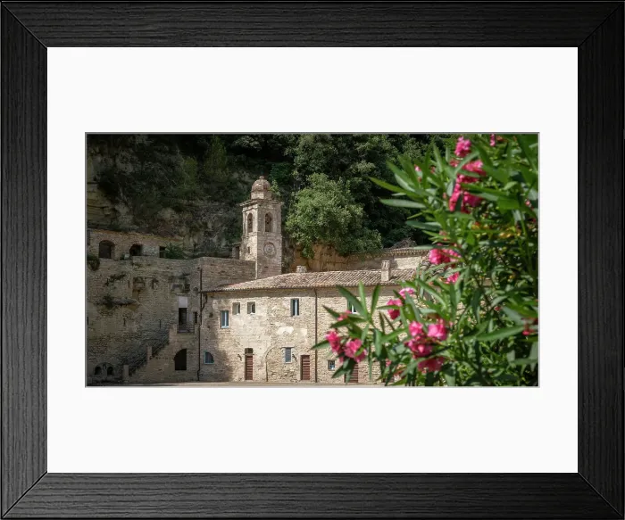 Framed Print : europe, Italy, The Marches. The abbey of the Eremo dei Frati Bianchi near to Cupramontana Framed Print : europe, Italy, The Marches. The abbey of the Eremo dei Frati Bianchi near to Cupramontana